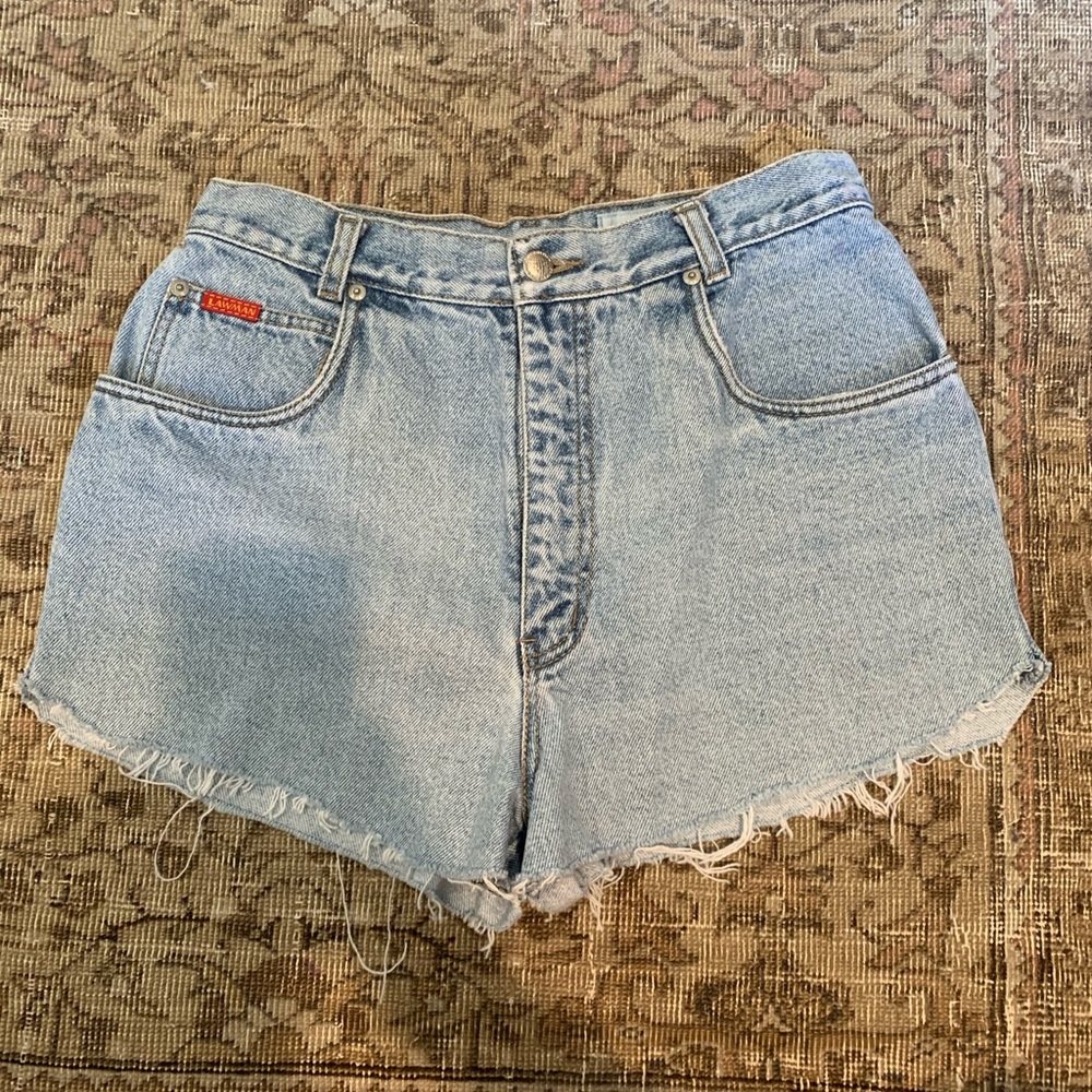 High waisted Lawman denim cutoff shorts